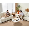 thumbnail image 5 of VANACC Sofa, 2 Piece Set Comfy Couch with Deep Seats, Modern Sofa for Living Room, Offwhite Bouclé, 5 of 5