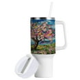 thumbnail image 2 of 40 Oz Car Handle Water Bottle Water Cup Water Bottle Water Jug Coffee Cup Travel Water Bottle Super Cool Tree, 2 of 8