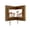 B, variant on Wooden Wall Key Hook Rack with Shelf, House-Shaped Entryway Organizer for Coats and Keys, Rustic Floating Decor for Bedroom, Hallway and Corner Storage, 1Pack A