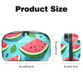 thumbnail image 5 of Watermelon Charger Organizer Hard Drive Bag Cable Cord Organizer Small Storage Pouch Oxford Fabric Waterproof Electronic Digital Accessories Travel Case 5.9x9.44x3.14 in., 5 of 6