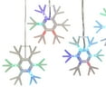 thumbnail image 2 of Kurt Adler Snowflake Icicle Fairy Lights with RGB LED Lights, 2 of 4