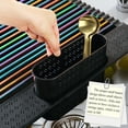 thumbnail image 6 of ReaNea Rainbow Roll Up Dish Drying Rack Over The Sink, Kitchen Rolling Dish Drainer, Foldable Sink Rack Mat for Kitchen Sink Counter, 6 of 9