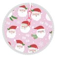thumbnail image 1 of Faldas para árbol de Navidad de 30 pulgadas con texto "Merry Christmas", tapete para árbol de Navidad para vacaciones de invierno, falda para árbol de Navidad para decoraciones navideñas rústicas, 1 of 8
