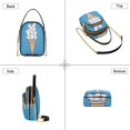 thumbnail image 3 of FORMRS Crossbody Bag for Women Quilted Travel Shoulder Cell Phone Purse with Chain Strap Handbag, Ice Cream Cat, 3 of 7