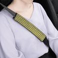 thumbnail image 4 of 2PCS Doux Auto Ceinture de Sécurité Épaule Pad, Coton et Lin Protecteur de Ceinture de Sécurité, Protection de Sangle de Ceinture de Sécurité Confortable, Accessoires d'Intérieur Automobile Universels (Jaune, 8,66 ''), 4 of 4