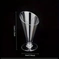 thumbnail image 6 of 30pcs Plastic Martini Glasses Reusable Tilted Dessert Cups, Clear Martini Plastic Cups, Plastic Cocktail Glasses Disposable Style, Clear Dessert Cups For Appetizer Cups Party Tasting Wedding Events, 6 of 7