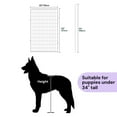 thumbnail image 2 of SunsGrove Dog Playpen, 50 inch 2 Panels Non Slip Play Dog Pen for Free and Safe, Heavy Duty Anti-Rust Pet Pen for Indoor, Courtyard, RV Camping for Large Dogs, White, 2 of 9