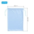 thumbnail image 2 of Uxcell Ski Goggle Bag, 4 Pack Microfiber Snow Goggles Case Drawstring Pouch Pale Blue, 2 of 6