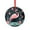 Pattern-1, variant on Pink Flamingo Christmas Crystal Glass Christmas Ornament for Home Office Xmas Tree Decor Winter Flamingo Round Shaped Glass Ornament