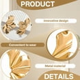 thumbnail image 2 of DESIGNICE 3 Pairs Statement Earrings for Women,Metal Plated Geometry Gold Earrings,Urban Calmness Chunky Gold Earrings,Style6, 2 of 7