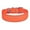 "Dark Orange,S", variant on Reflective 7 Colors Dog Collar, Stripe Anti-full Breathable Fashion Dog Necklace Loop, Pet Training Collars for Puppy Small Medium Large Dogs
