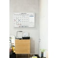 thumbnail image 4 of Audio-Visual Direct Glass Dry-Erase Calendar Whiteboard Set - 3' x 2' - (Magnetic, Ultra White), 4 of 8