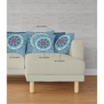 thumbnail image 4 of Amrita Sen CAPL221BrCDS-BL-18x18 Coussin Large Intérieur Extérieur Soufflé et Fermé en Bleu Rouge, 4 of 5