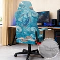 thumbnail image 5 of KUIFORTI Sea Turtle Gaming Chair Covers Slipcovers Waterproof Gamer Chair Cover with Armrest Cover Soft Universal Fit Gaming Chairs Protector for Office and Computer Chairs, 5 of 7