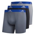 thumbnail image 1 of Calzoncillos tipo bóxer adidas de microfibra para hombre, paquete de 3 unidades, XXL, 1 of 7
