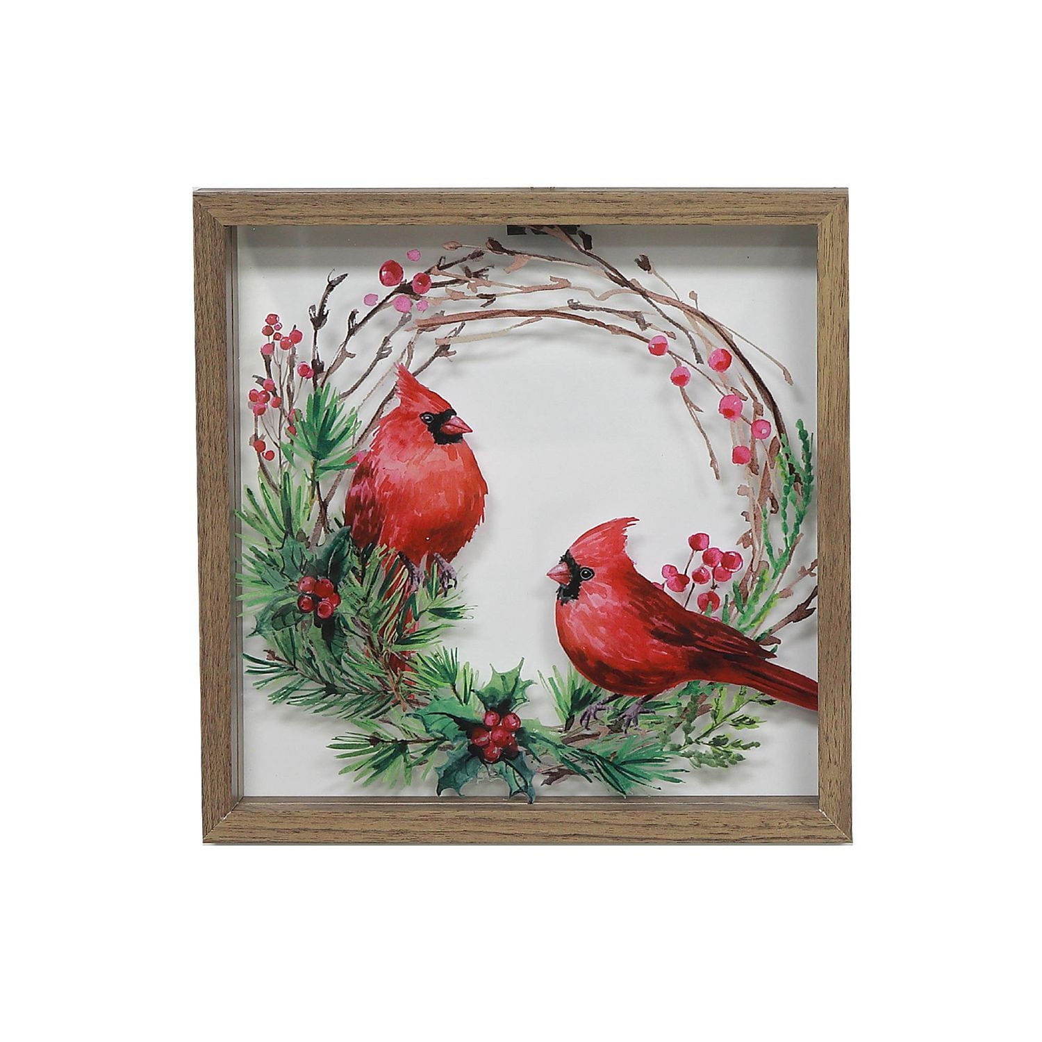 Décoration Murale En Verre Double Cardinal