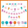 thumbnail image 2 of Ofishally One 1st Birthday Decorations for Girls Pink - Banner Cake Toppers Balloons for Gone Fishing First Birthday Party Supplies, The Big One Birthday Decorations, 2 of 2