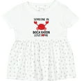 thumbnail image 3 of Inktastic Someone in Boca Raton Loves Me Girls Baby Dress, 3 of 5