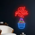thumbnail image 2 of Handmadetneonsign All You Need Is Yogurt Neon Sign, Yogurt Cup Wall Art Decor, Yogurt Wall Decor, 2 of 5