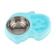 thumbnail image 2 of De Cuenco Rallente Saludables Pa Perros Un Recipiente de material acero Inoxidable Extraíble Antideslizante Antideslizante Trago Azul Colco Pet Dog Puppy Slow Feeder, 2 of 8