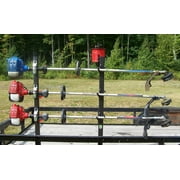 Lockable 3 Place Trimmer Rack for Open Trailers by Pack'em