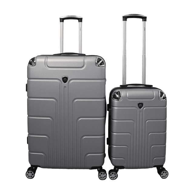 Juego 2 Maletas De Viaje 10 Kg Y 25 Kg Rigidas Ruedas Desmontables Y Candado Numerico