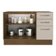 thumbnail image 3 of Mueble de Cocina Para Tarja 2 Puertas y 3 Cajones Marrón/Crema Agata Madesa, 3 of 5
