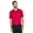 Red, variant on Devon & Jones CrownLux Performanceâ„¢ Men's Tall Plaited Polo 2XT BLACK