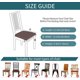 thumbnail image 2 of Jacquard Embossed Chair Slipcover Stretch Seat Slipcover Cover for Dining Room Office Hotel Wedding (Beige,Pack of 6), 2 of 4