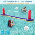 Inflatable Floating Swimming Pool Game Set Red&blue Large 3-in-1 ...