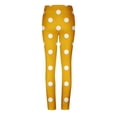 thumbnail image 7 of Kvture Womens Polka Dot Print Yoga Pants High Waisted Tummy Control Tights Stretchy Workout Leggings Seamless Athletic Gym Pants Legging Yellow S, 7 of 7