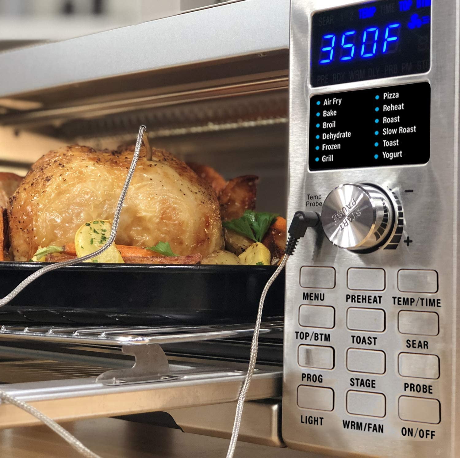 nuwave bravo xl 1800w air fryer smart oven