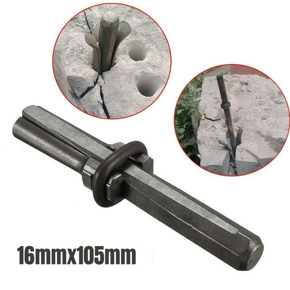 Stone Splitting Tool Stone Splitter Metal Plug Wedges Concrete Rock Splitters Hand Tool 16mm Stone Chopper Chisels