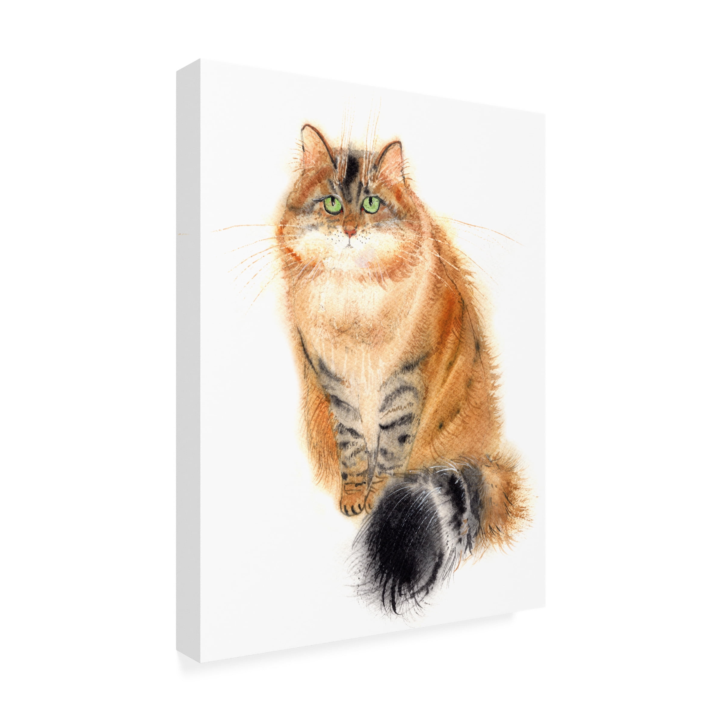 Elena Bolgova 'Siberian Cat' Canvas Art