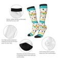 thumbnail image 6 of Haiem Funny Farm Socks, Funny Novelty Crazy Design Cotton Socks Sports Socks Knee High Socks For Men, Women,1Pairs - Gift For Working Friends, 6 of 9