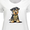 thumbnail image 4 of Inktastic Little Gent Yorkie Women's Plus Size T-Shirt, 4 of 5