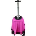thumbnail image 2 of MOJO Pink Ole Miss Rebels 19'' Premium Wheeled Backpack, 2 of 6