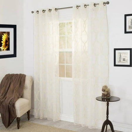 Tahoe Charcoal - Somerset Home Elisa Emboidered Curtain Panel