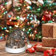 thumbnail image 4 of Cauagu Moose fox bear leaf tree for Adult Christmas Hat,1-Pack Xmas Holiday Hat Santa Hat for Women & Men Festive Headwear Accessories Fit for Christmas/New Year/Party, 4 of 6