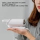 thumbnail image 4 of Plancha de vapor portátil portátil - Plancha plegable para ropa, 1200W con depósito de 120ml, blanca, 4 of 7