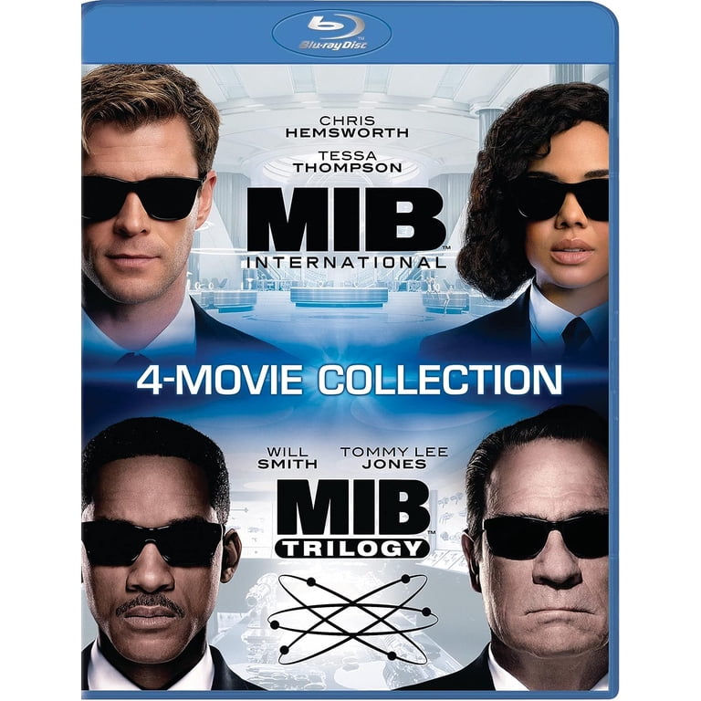 New Men In Black Movie 4 Pack: MIB 1 2 3 & International (Blu-ray