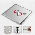 thumbnail image 2 of Zovajonia 10" LED Shower Head Rainfall Square Top Sprayer For Shower Faucet Polished Chrome, 2 of 7