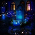 thumbnail image 2 of Velas sin llama Amagic Blue Glass con mando a distancia, juego de 3, 2 of 6