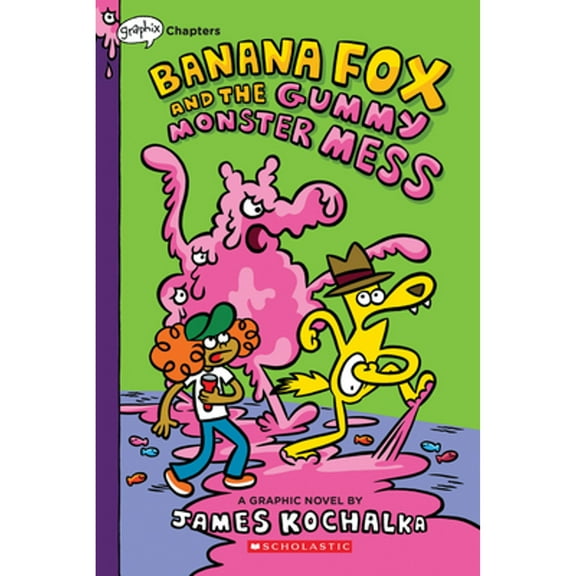 Pre-Owned Banana Fox and the Gummy Monster Mess: A Graphix Chapters Book (Banana Fox #3) (Paperback) 1338660543 9781338660548