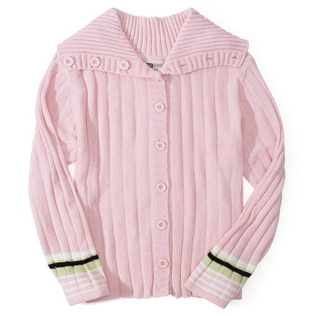 Faded Glory - Women's Plus Ribbed Chenille Cardigan Sweater