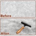 thumbnail image 3 of Shiyou-Râteau pour Tapis Mat - Peigne Portatif, Râteau Shaggy Portable pour Moeller et Rendre les Tapis Moelleux, 3 of 4