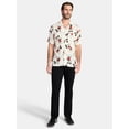 thumbnail image 2 of Disney Men's and Big Men's Mickey Mouse Wander Graphic Button-Up Shirt, Sizes XS-3XL, 2 of 5
