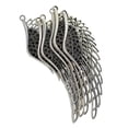 thumbnail image 3 of 6-Set Large Hollow Angel Wing Charms Pendants Bookmark 108mm, 3 of 8