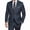 Dark gray1, variant on i·FineLong Men's Black Stand-Up Collar Slim Fit Blazer Business Casual Office Daily Wear Spring Summer Autumn