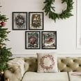 thumbnail image 3 of Hieng Vintage Christmas Wall Decor,Trendy Christmas Retro Posters for Room, Santa Snowman Deer Nutcracker Xmas Wall Art Prints for Living Room Kitchen Bedroom Office Set of 4 Unframed, 3 of 6